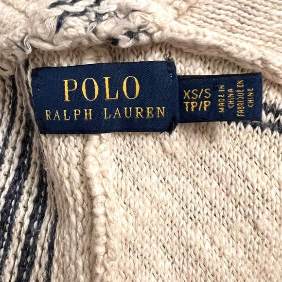 RALPH LAUREN Poncho LINEN Wrap VERY Oversized Size XS / Small FAST SHIP 3188-8 - Picture 3 of 10
